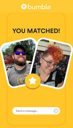 Jake and Jaimee Bumble Match
