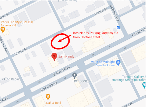 Map to The Jam Handy